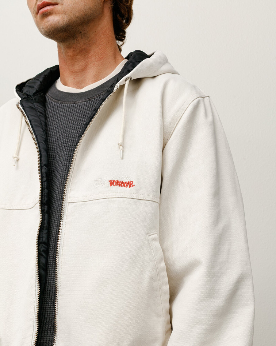 chaqueta de trabajo aislante de lona