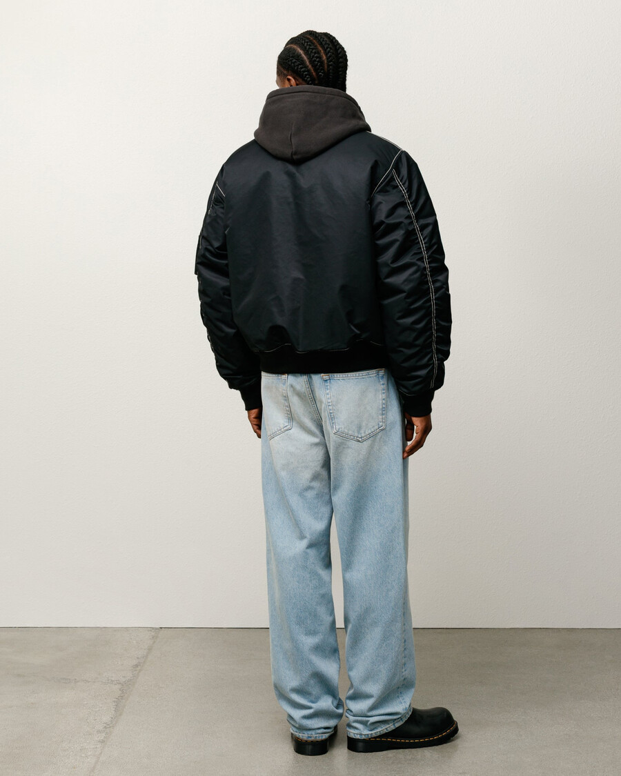 chaqueta bomber reversible built