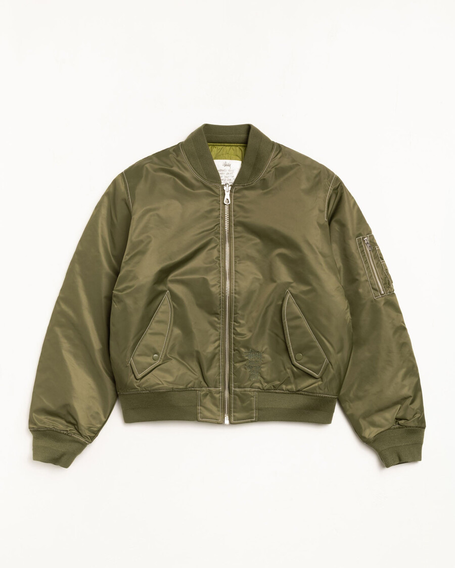 chaqueta bomber reversible built
