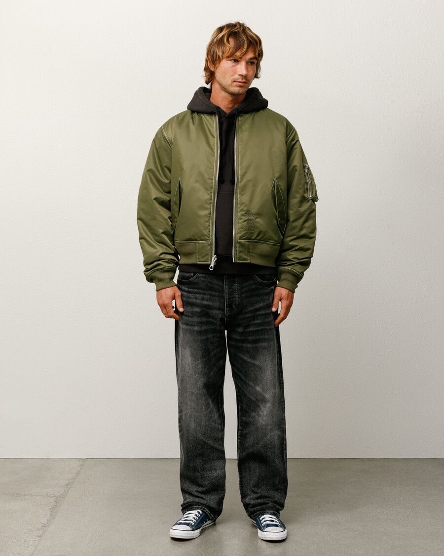 chaqueta bomber reversible built