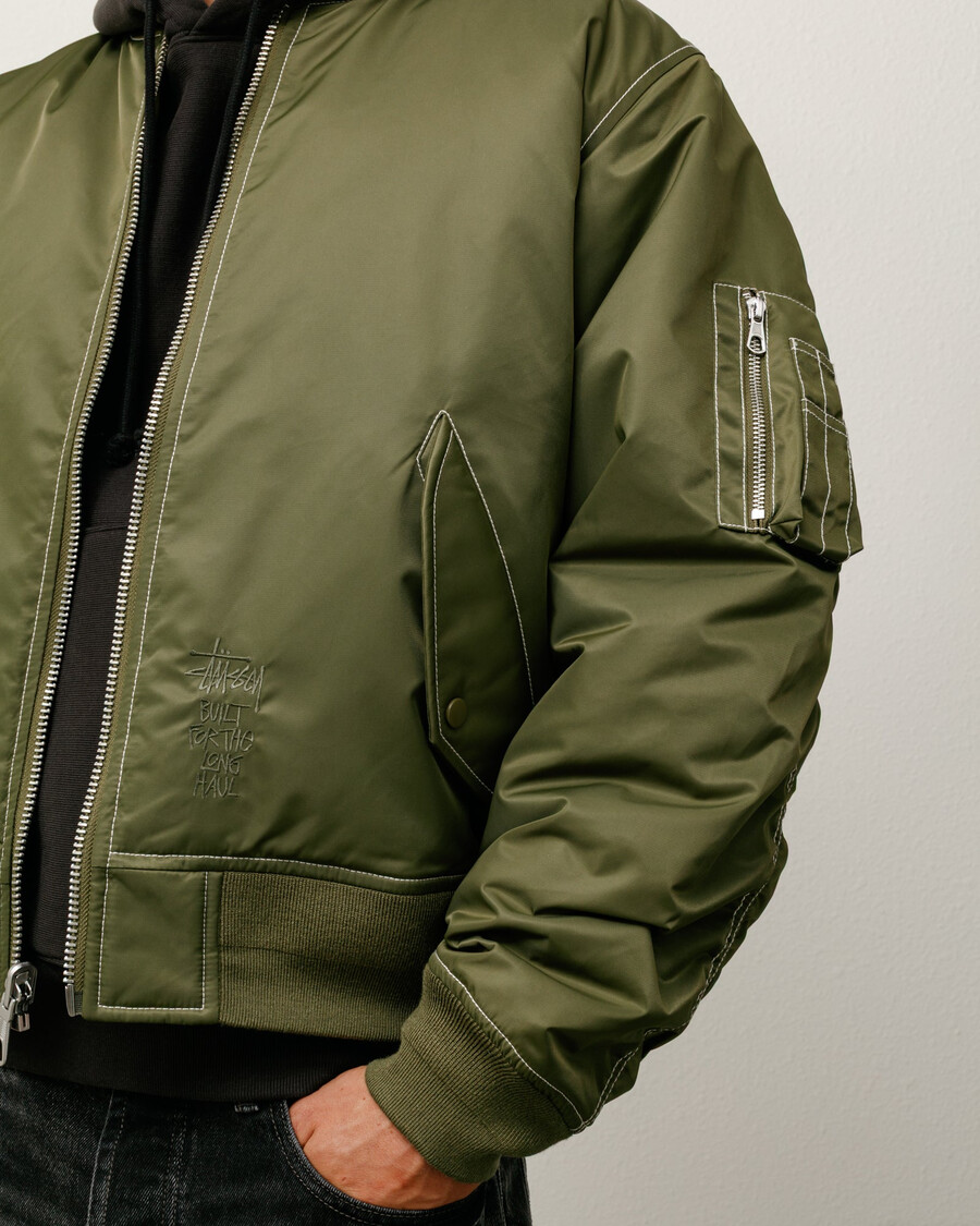 chaqueta bomber reversible built