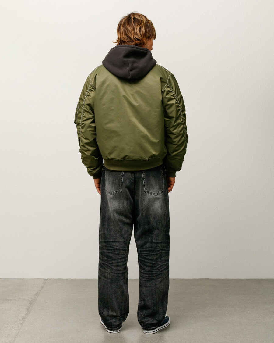 chaqueta bomber reversible built