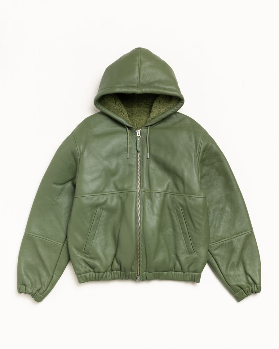 chaqueta de trabajo de piel de oveja