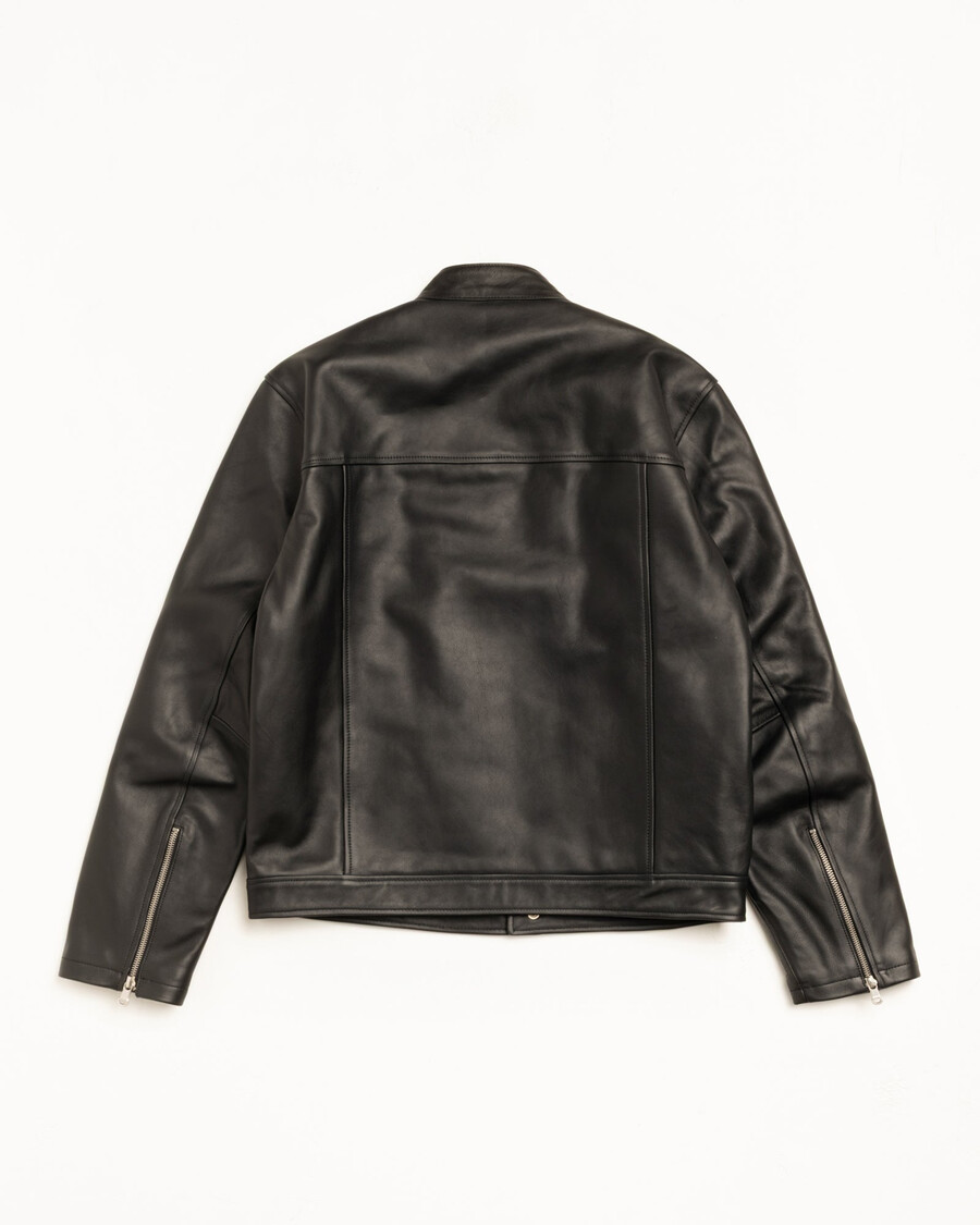 chaqueta de cuero cafe racer