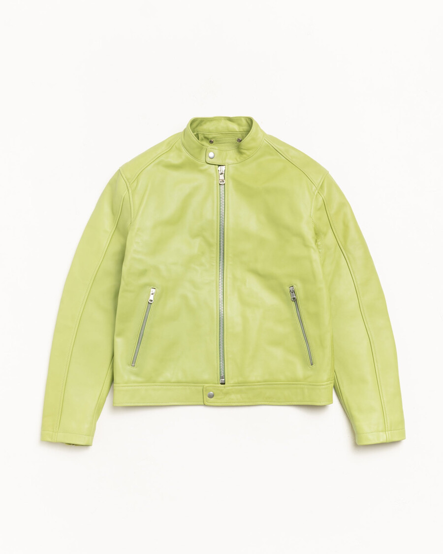 chaqueta de cuero cafe racer