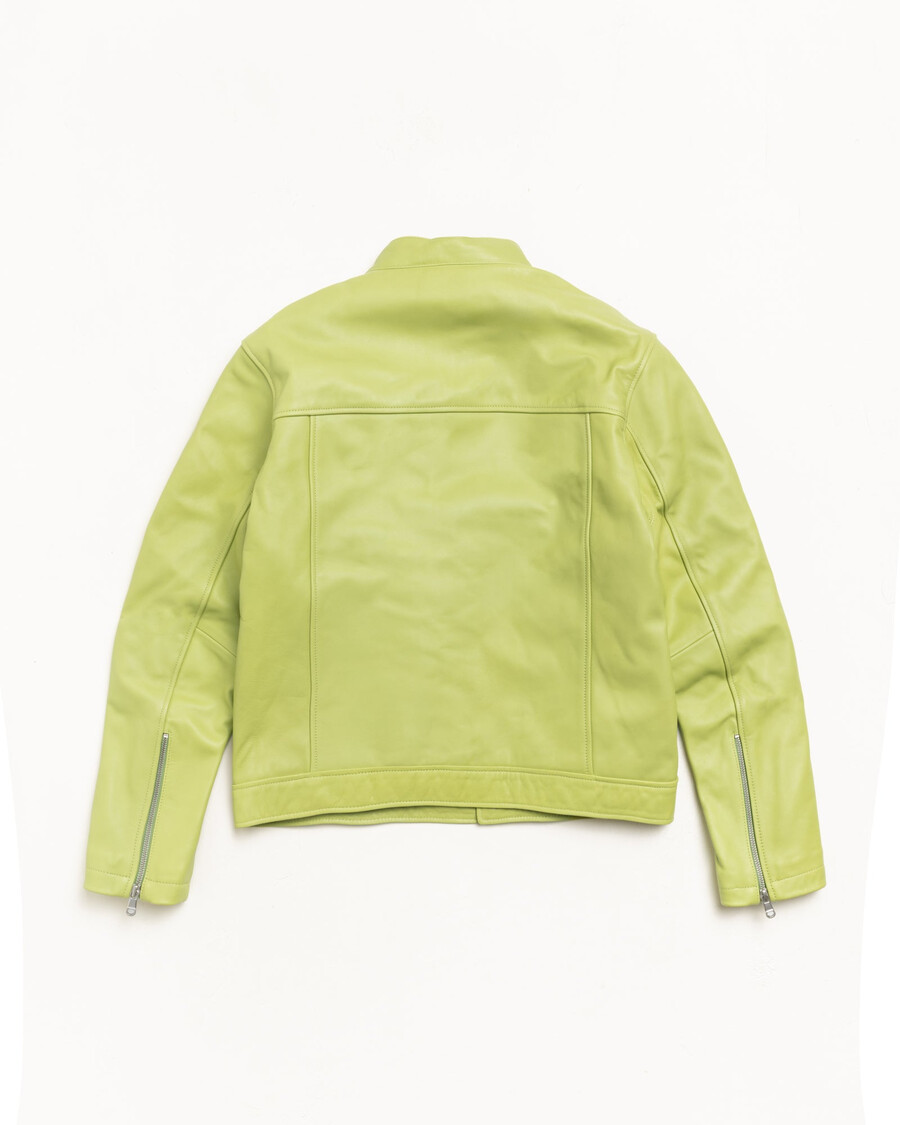 chaqueta de cuero cafe racer