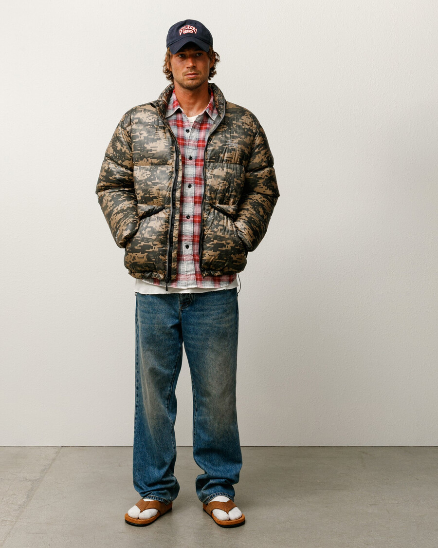 chaqueta de plumón micro ripstop
