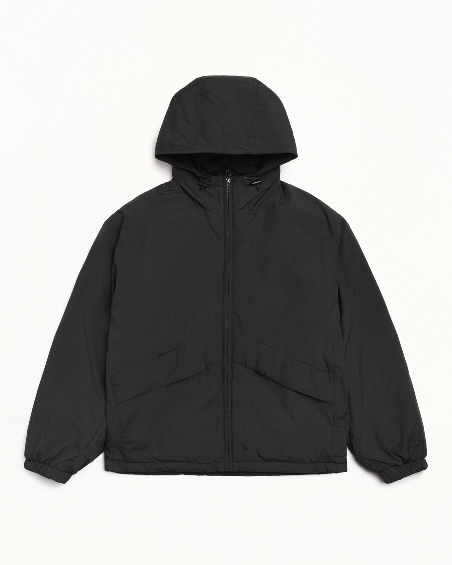 chaqueta con capucha aislante