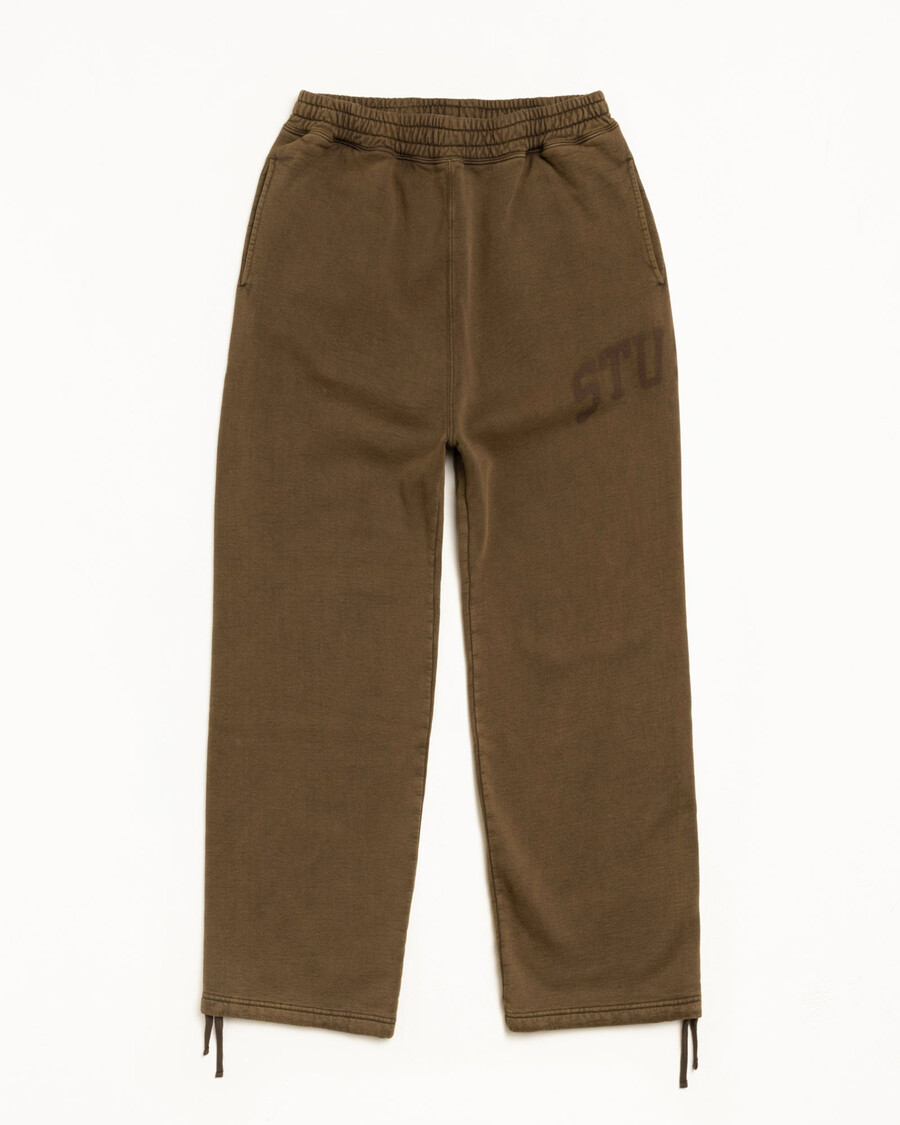 pantalón de polar con gráfico descolorido