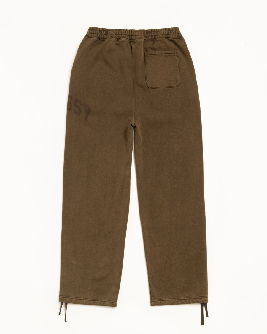 pantalón de polar con gráfico descolorido