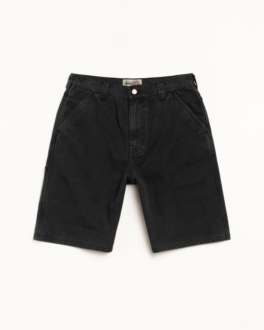 pantalón corto de trabajo de lona lavada