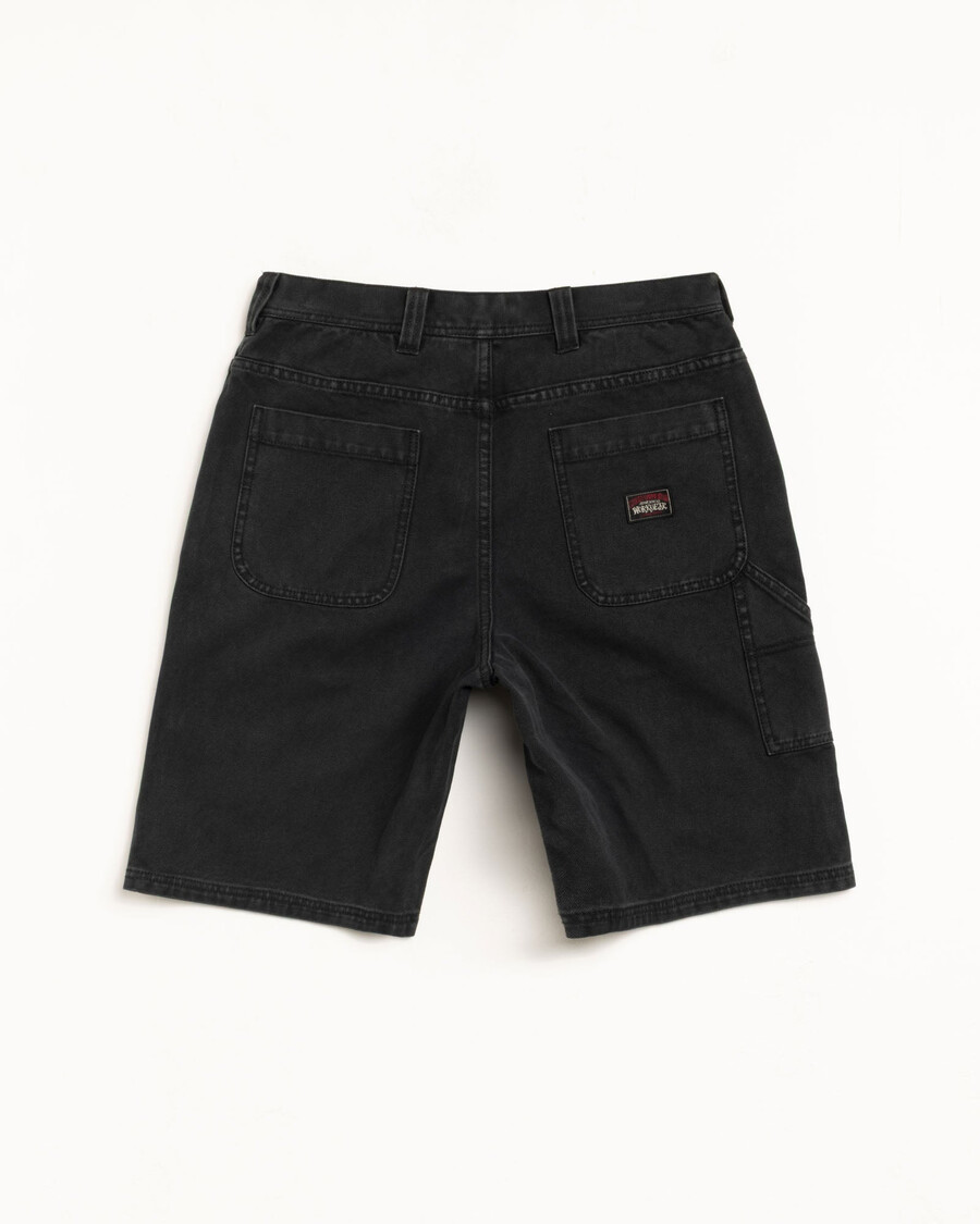 pantalón corto de trabajo de lona lavada