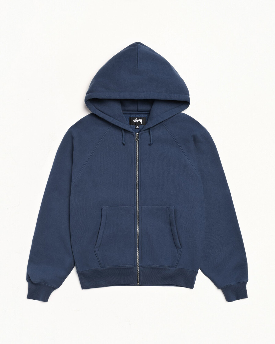 sudadera con capucha y cremallera relajada