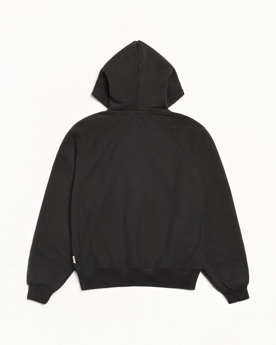 sudadera con capucha y cremallera relajada