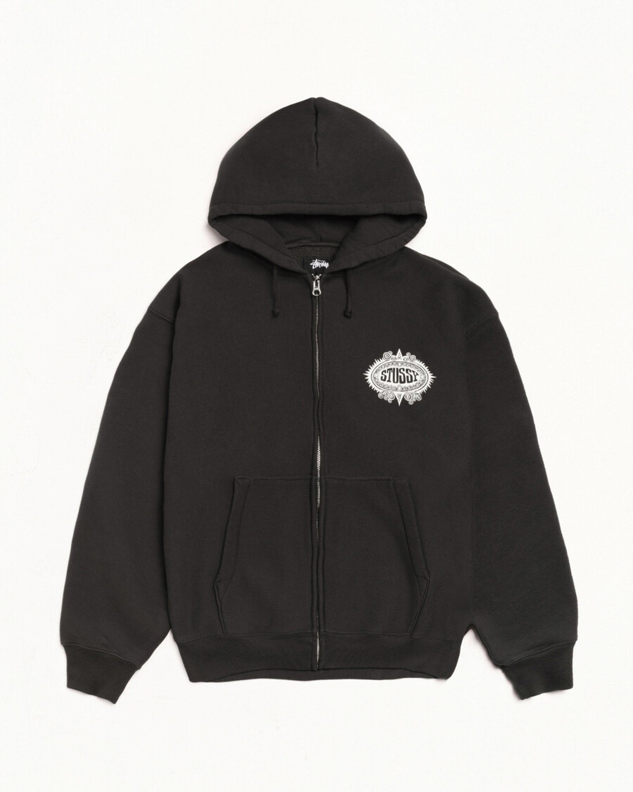 sudadera con capucha y cremallera mantra