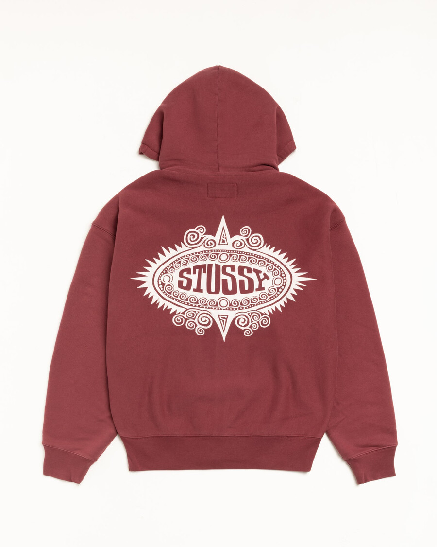 sudadera con capucha y cremallera mantra