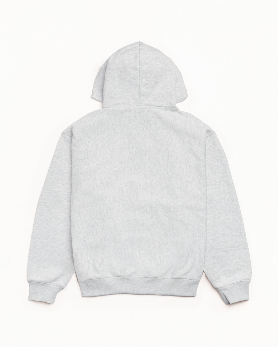 sudadera con capucha bordada con doble raya