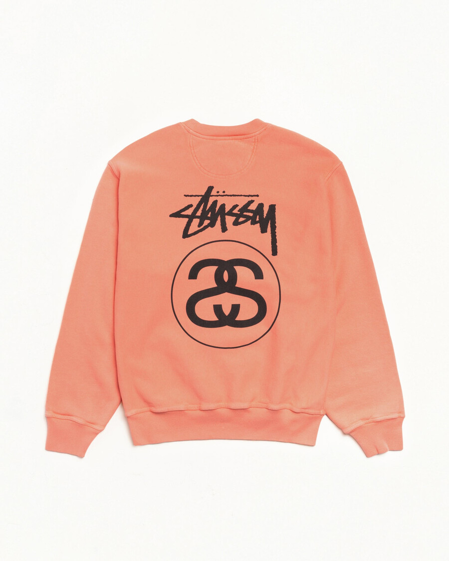 stock link crew teñido con pigmentos