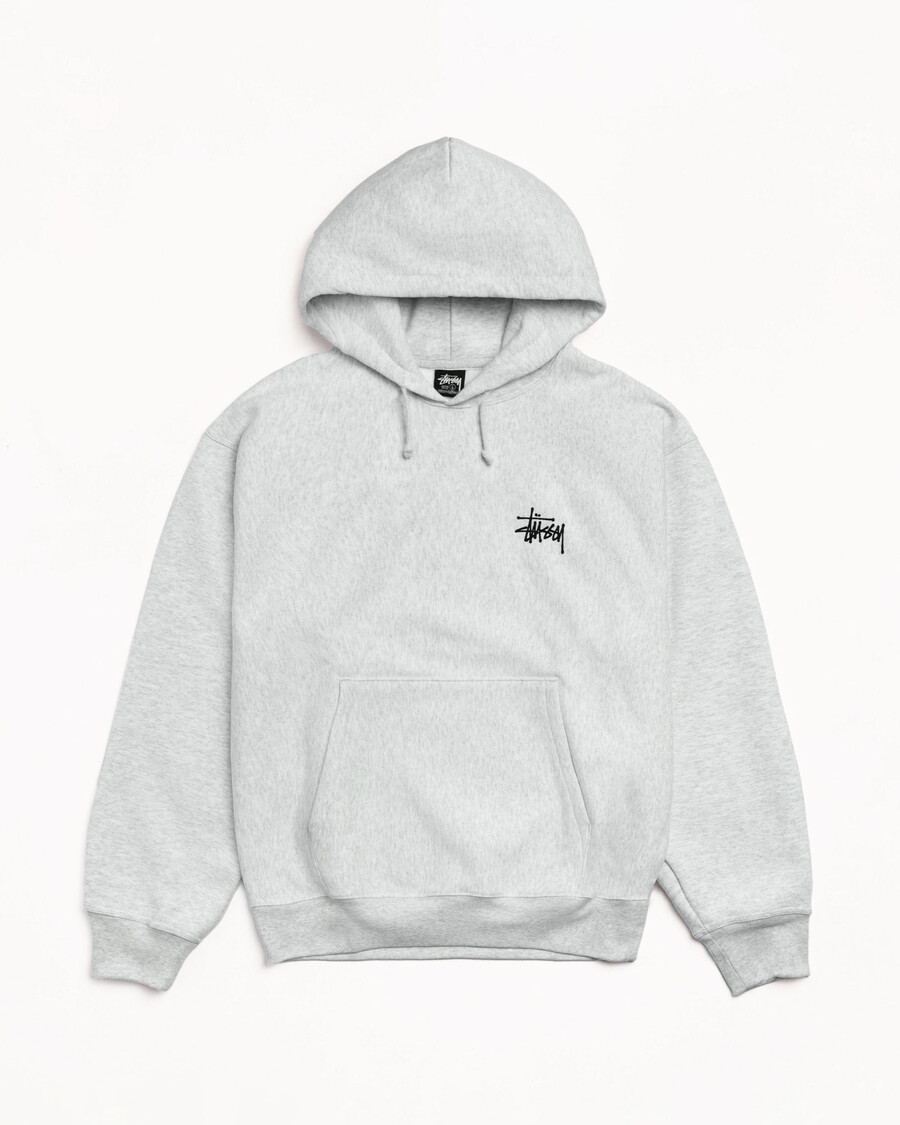 sudadera básica con capucha stüssy