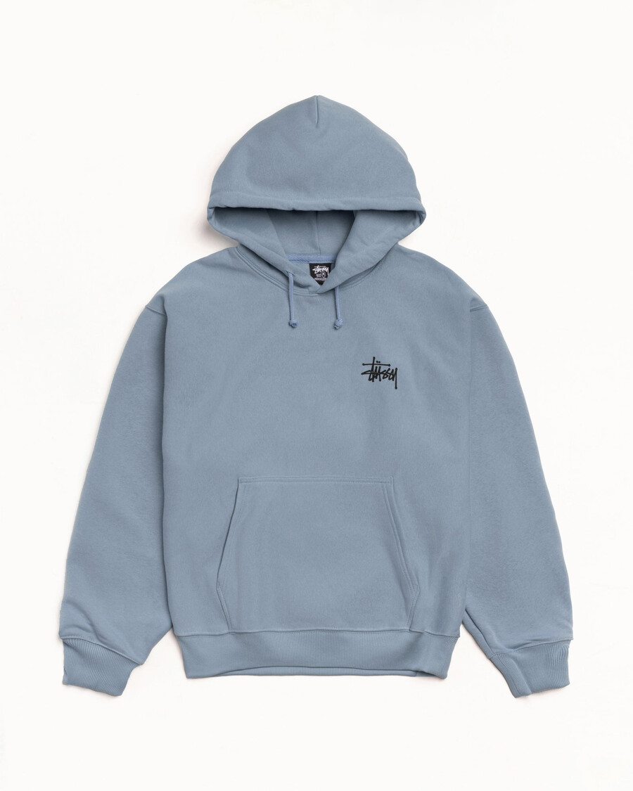 sudadera básica con capucha stüssy