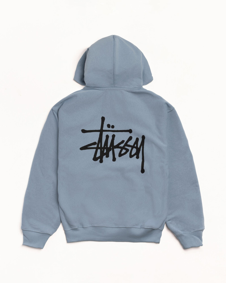 sudadera básica con capucha stüssy