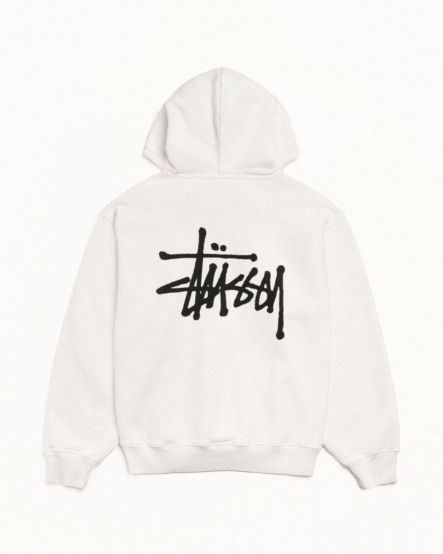 sudadera básica stüssy teñida con pigmentos