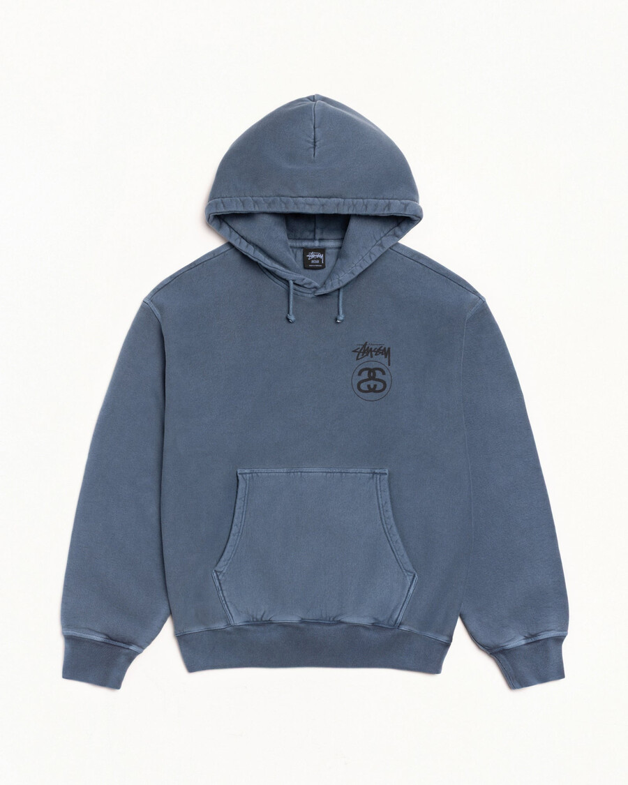 sudadera con capucha teñida con pigmentos stock link