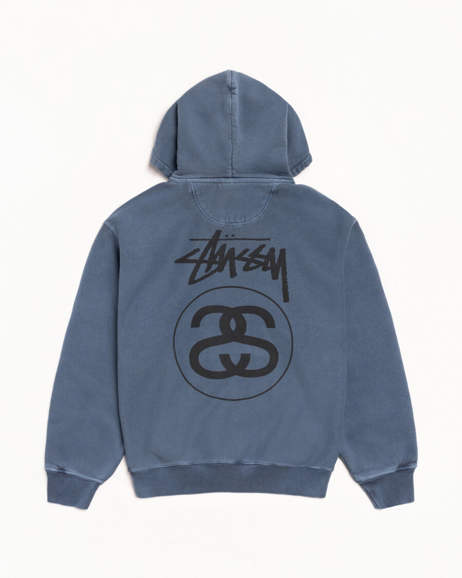 sudadera con capucha teñida con pigmentos stock link