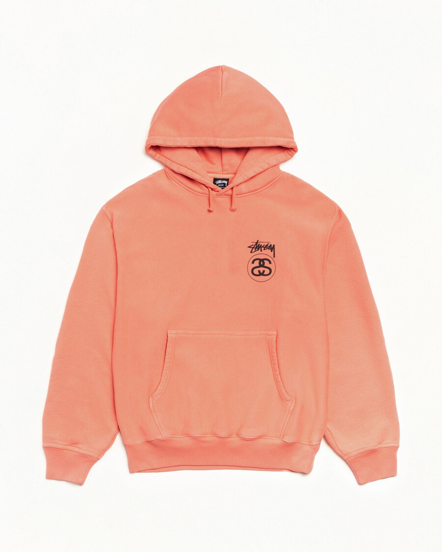 sudadera con capucha teñida con pigmentos stock link