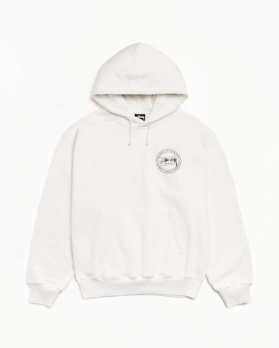 sudadera con capucha stüssy wear teñida con pigmentos