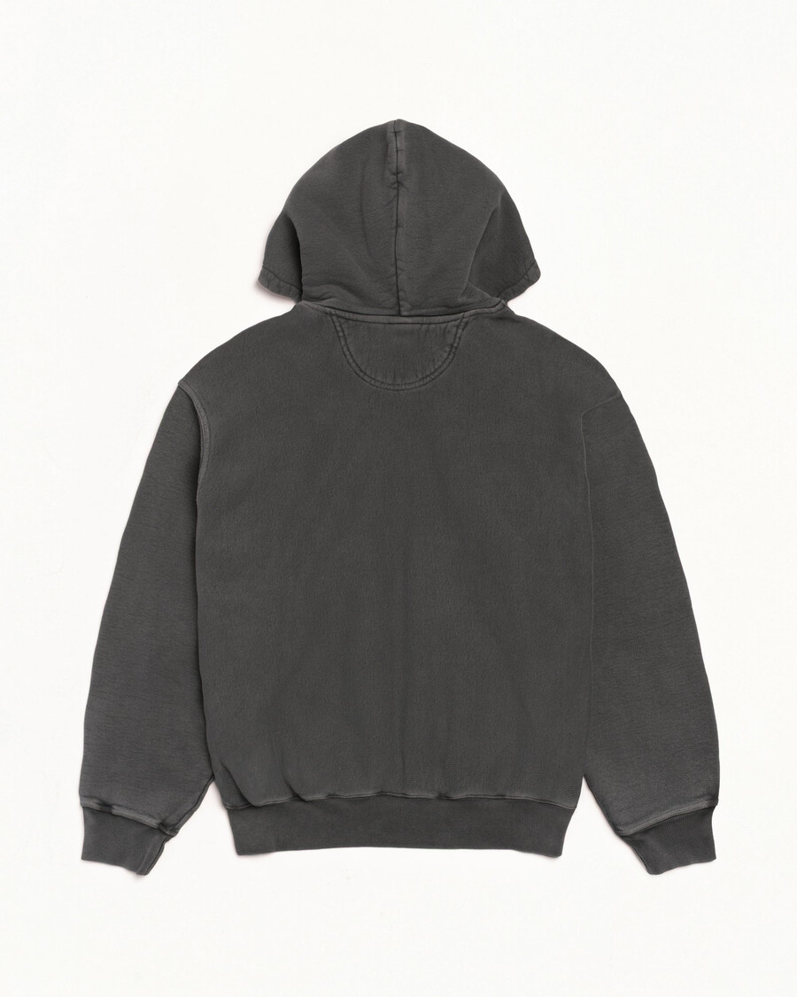 sudadera con capucha y cremallera stüssy wear teñida con pigmentos