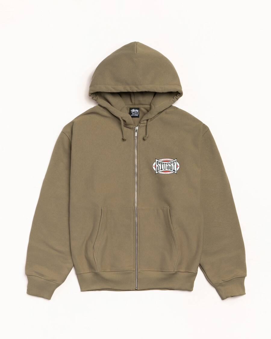 sudadera con capucha y cremallera ovalada champion