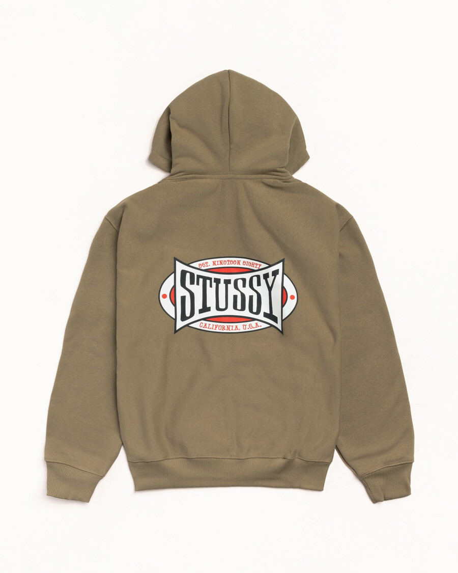 sudadera con capucha y cremallera ovalada champion