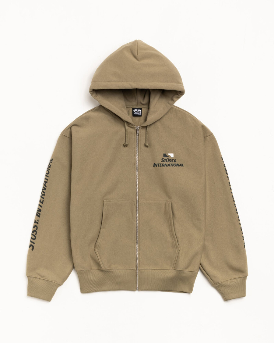 sudadera con capucha y cremallera stüssy international