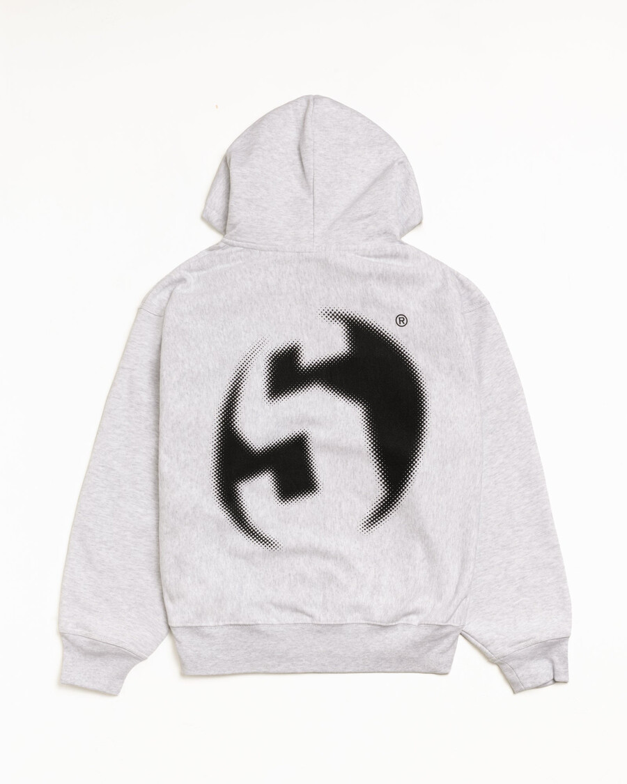 sudadera con capucha y cremallera lens