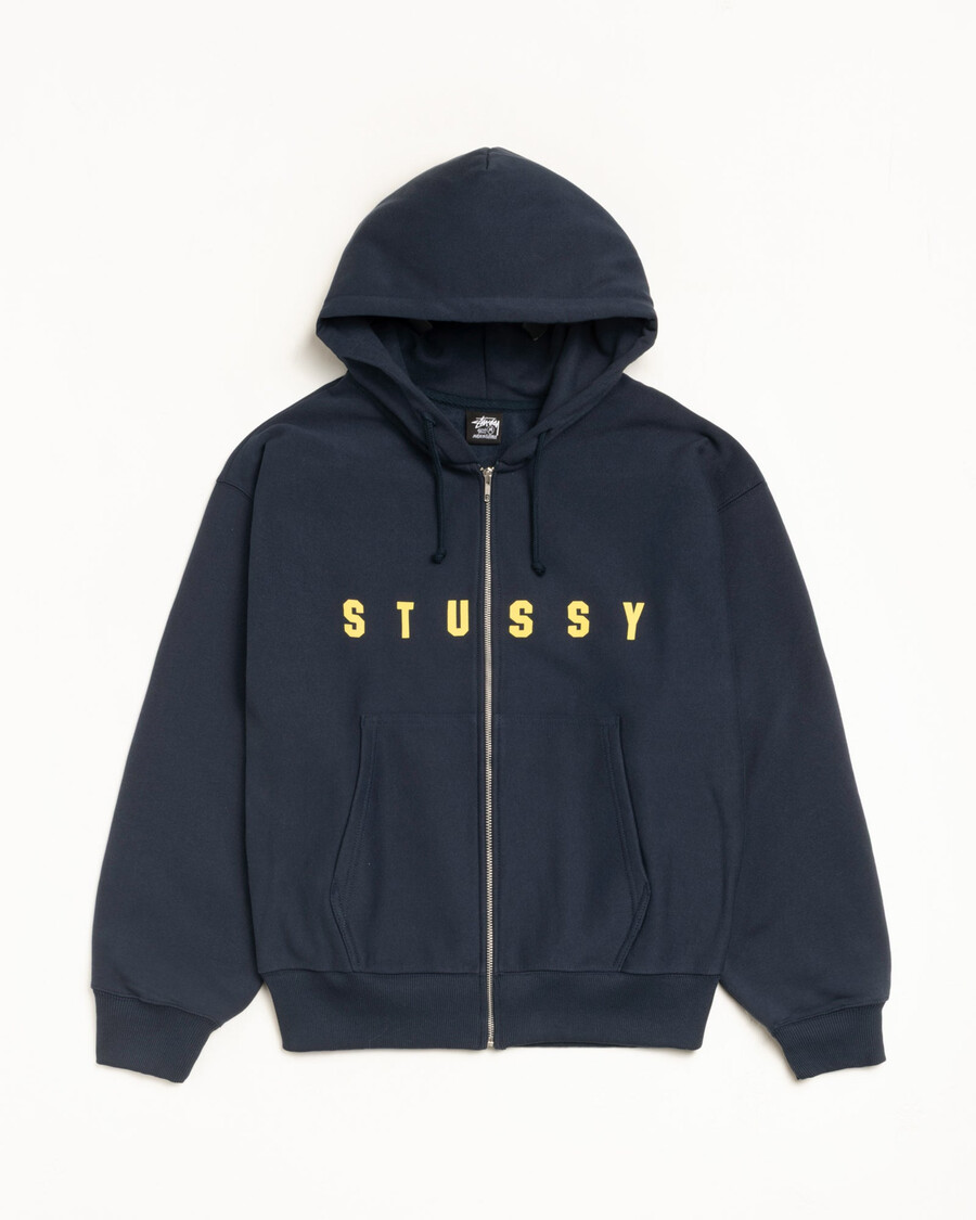 sudadera con capucha y cremallera lens