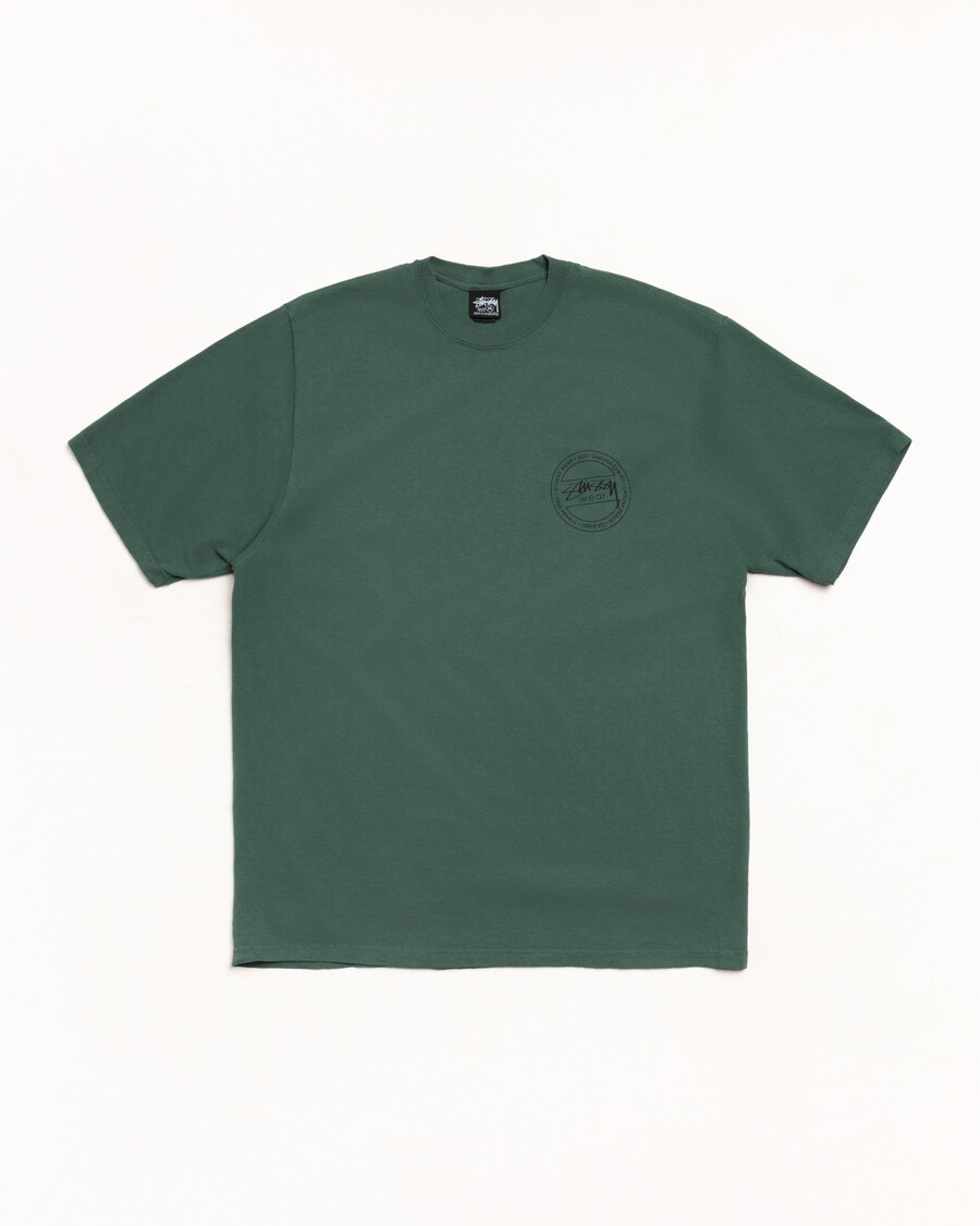 camiseta stüssy wear teñida con pigmentos