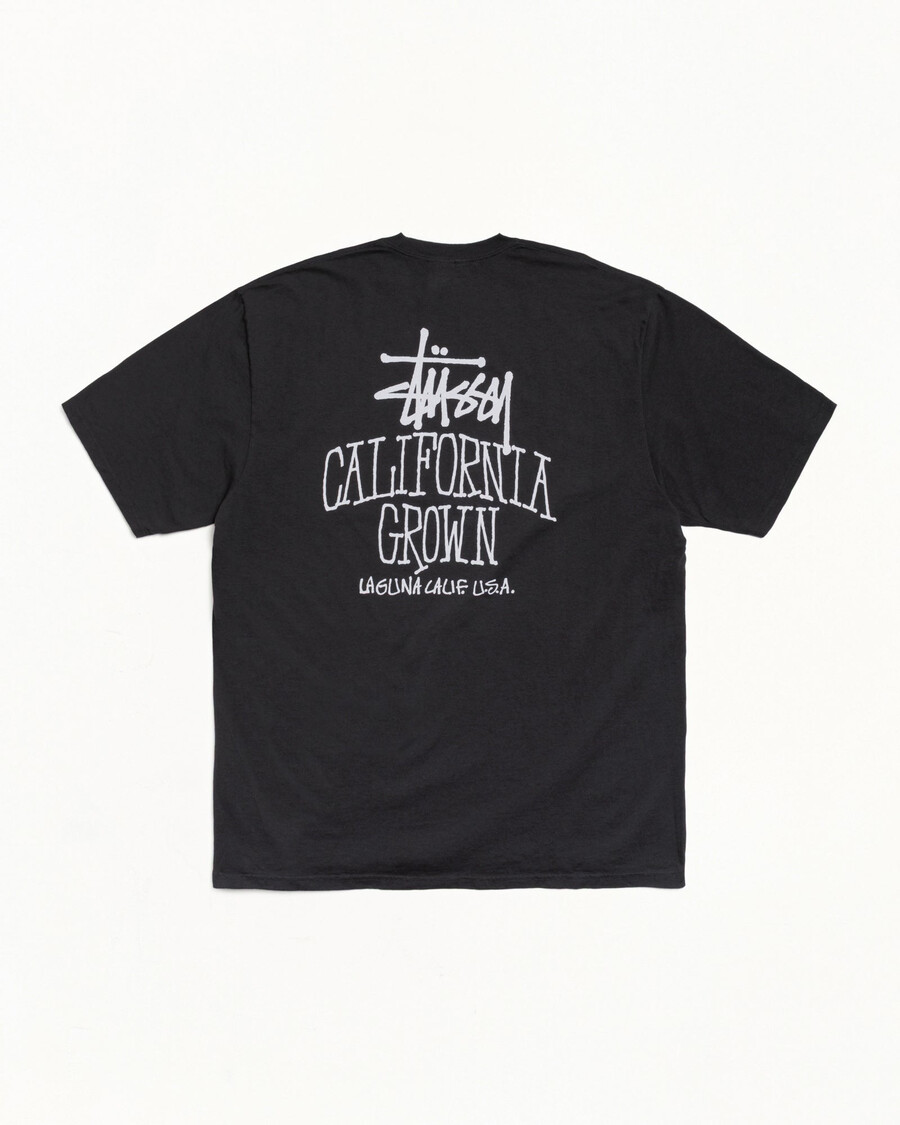 camiseta cali grown teñida con pigmentos