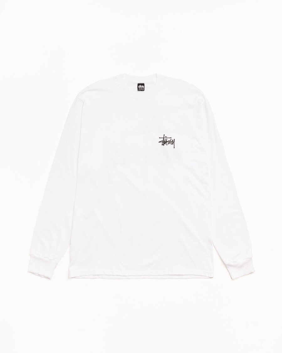 camiseta básica stüssy ls