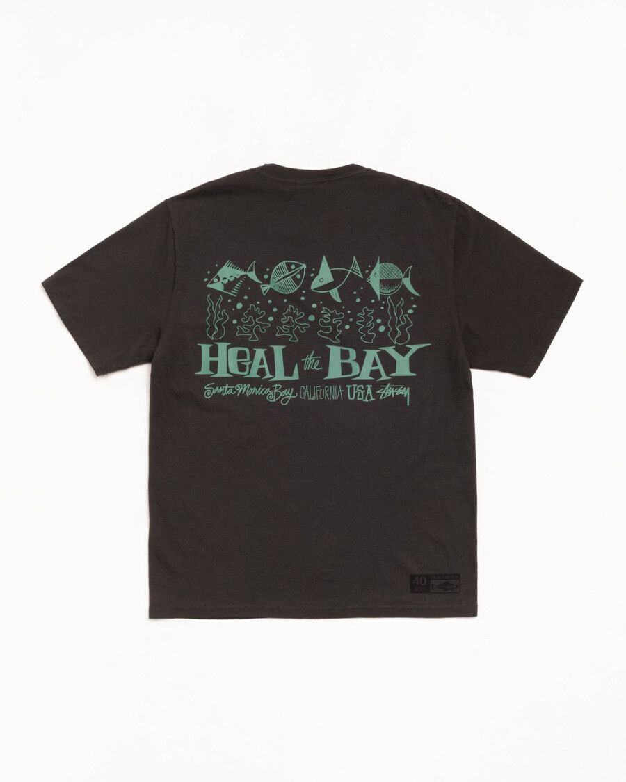camiseta heal the bay 40 teñida con pigmentos