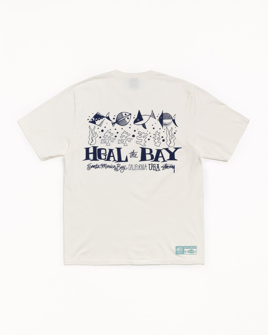 camiseta heal the bay 40 teñida con pigmentos