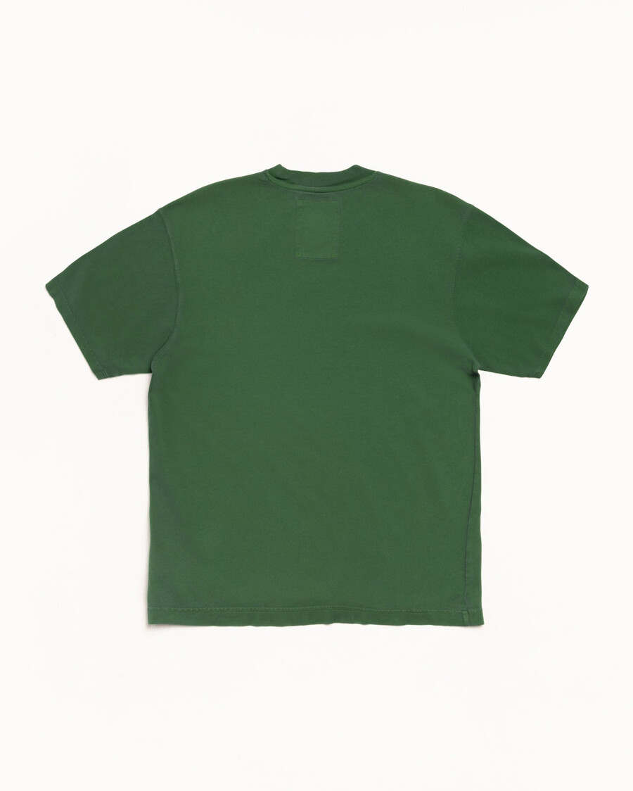 camiseta de manga corta teñida en prenda